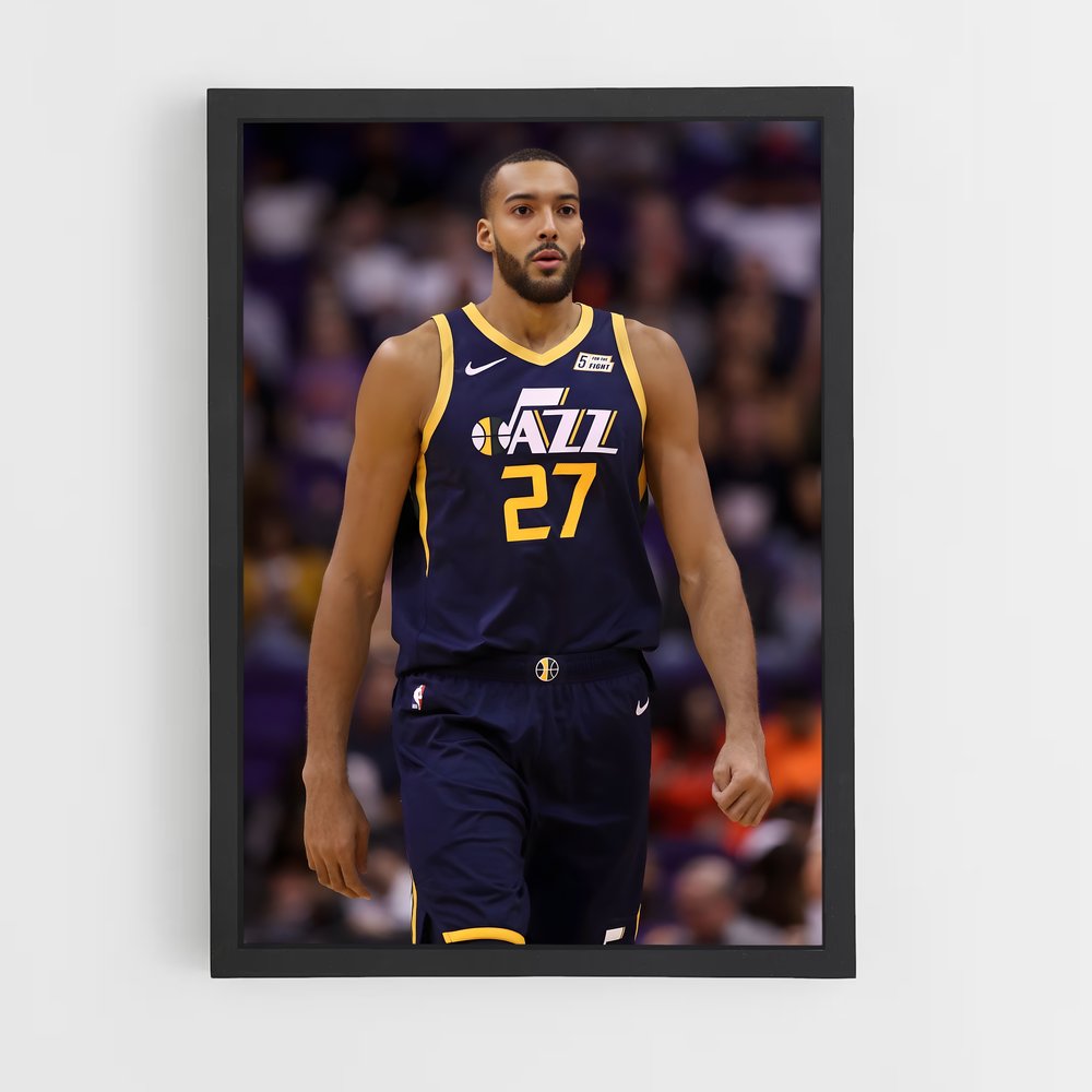 Poster Rudy gobert – affiche Basketball (vue 2)